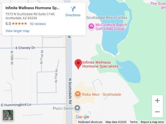 Get Directions to Hormone Specialist in Scottsdale, AZ